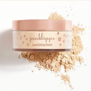 PINKLIPPS Loose Setting Powder NIB - Translucent Finish - Lasts up to 12 hours!